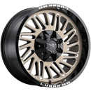 LUXXX HD LHD19 Gloss Black Lip Satin Bronze Face Milled Edges