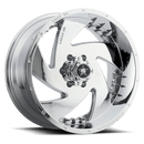 LUXXX HD LHD6 Chrome w/ Chrome Spike Rivets