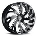 Lux 23 Gloss Black Milled