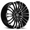 Lux 3 Gloss Black Machined Face