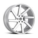 Lux 8 Silver Machined Face