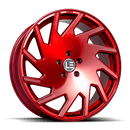 Lux LE 11 Brushed Face Silver Roja Red Clear Coat