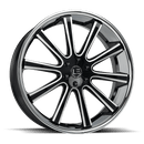 Lux LE 13 Gloss Black Milled Stainless Steel Lip