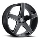 Lux 15 Satin Black Milled