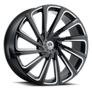 Lux 22V Gloss Black Milled