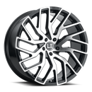 Lux LE 5 Gloss Black Machined Face