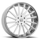 Lux LE 9 Gloss White Milled Stainless Steel Lip