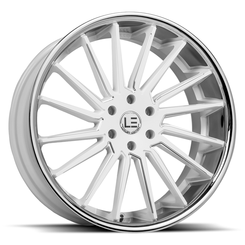 Lux LE 9 Gloss White Milled Stainless Steel Lip