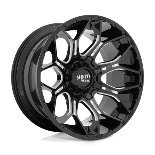 Moto Metal MO808 SNIPER N2 GLOSS BLACK MILLED