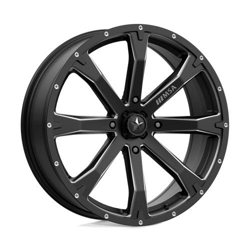 MSA Offroad Wheels M42 BOUNTY ST SATIN BLACK MILLED