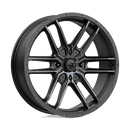 MSA Offroad Wheels M43 FANG N2 SATIN BLACK W/ TITANIUM TINT