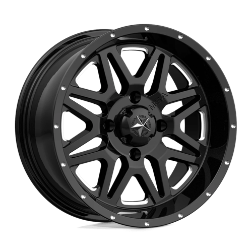 MSA Offroad Wheels M26 VIBE ST GLOSS BLACK MILLED