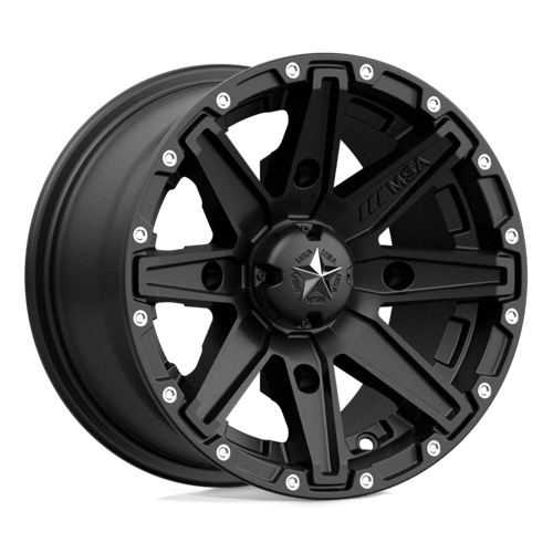 MSA Offroad Wheels M33 CLUTCH ST SATIN BLACK