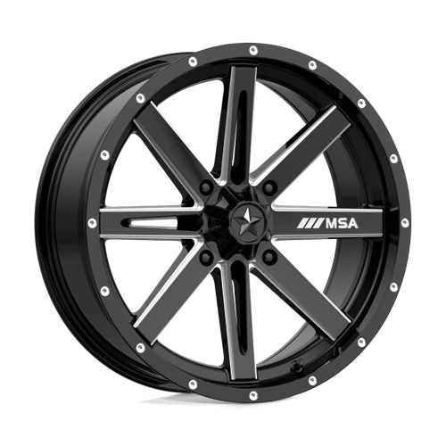MSA Offroad Wheels M41 BOXER ST GLOSS BLACK MILLED