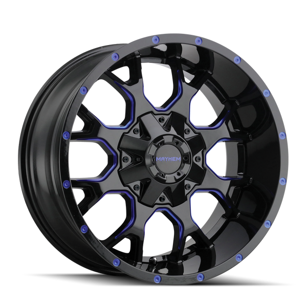 MAYHEM 8015 BLACK W/ PRISM BLUE