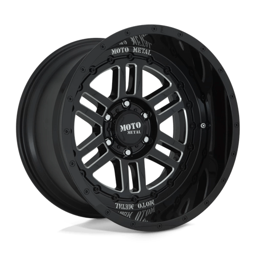 Moto Metal MO800 DEEP SIX N2 GLOSS BLACK MILLED