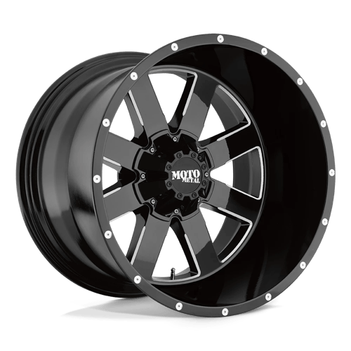 Moto Metal MO962 N2 GLOSS BLACK MILLED