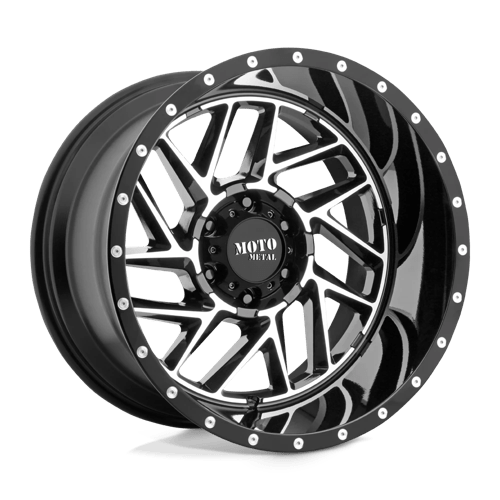 Moto Metal MO985 BREAKOUT N2 GLOSS BLACK MACHINED