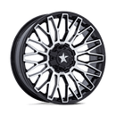 MSA Offroad Wheels M50 CLUBBER NW GLOSS BLACK MACHINED