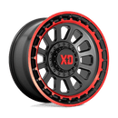 XD XD856 OMEGA N2 SATIN BLACK MACHINED LIP W/ RED TINT