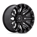 Fuel 1PC D828 QUAKE NW GLOSS BLACK MILLED