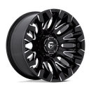 Fuel 1PC D828 QUAKE ST GLOSS BLACK MILLED