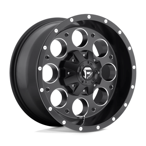 Fuel 1PC D525 REVOLVER N2 MATTE BLACK MILLED