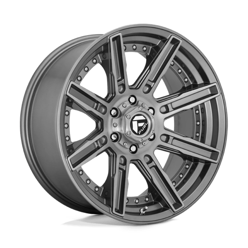 Fuel 1PC D710 ROGUE PLATINUM BW BRUSHED GUN METAL TINTED CLEAR