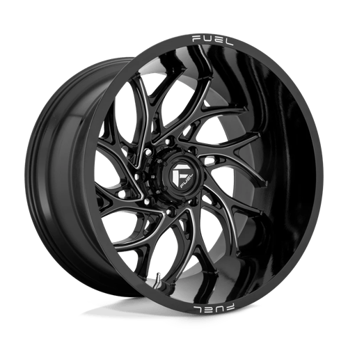 Fuel 1PC D741 RUNNER ST GLOSS BLACK MILLED