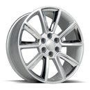 Replica C08 REP C08 26X10 6x139.7 +31 78.1 SILVER+CHROME INSER