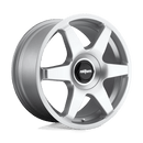 Rotiform 1PC R114 SIX IT GLOSS SILVER