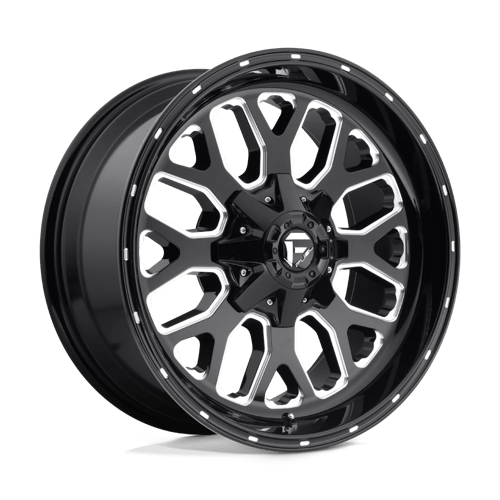 Fuel 1PC D588 TITAN N2 GLOSS BLACK MILLED