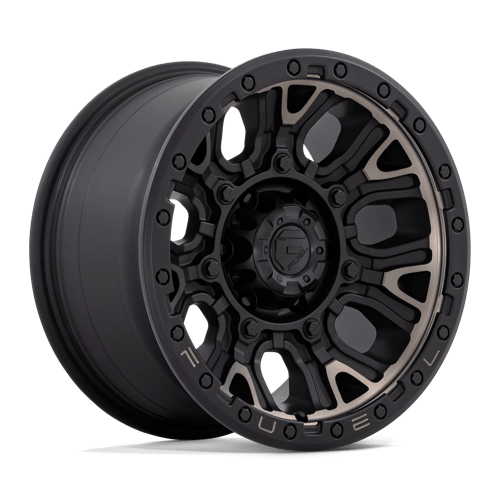 Fuel 1PC D824 TRACTION ST MATTE BLACK W/ DOUBLE DARK TINT