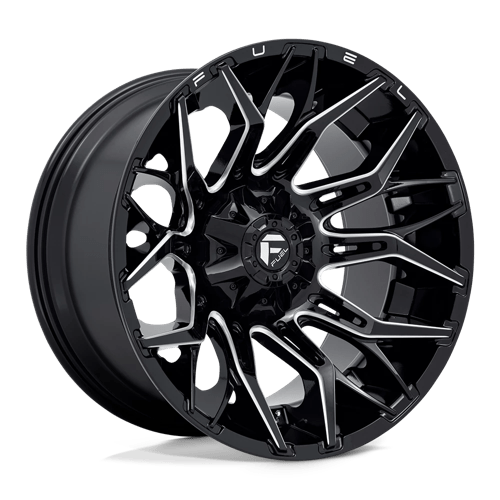 Fuel 1PC D769 TWITCH ST GLOSSY BLACK MILLED