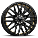 Venom 40 Satin Black w Gold Line