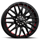 Venom 40 Satin Black w Red Line