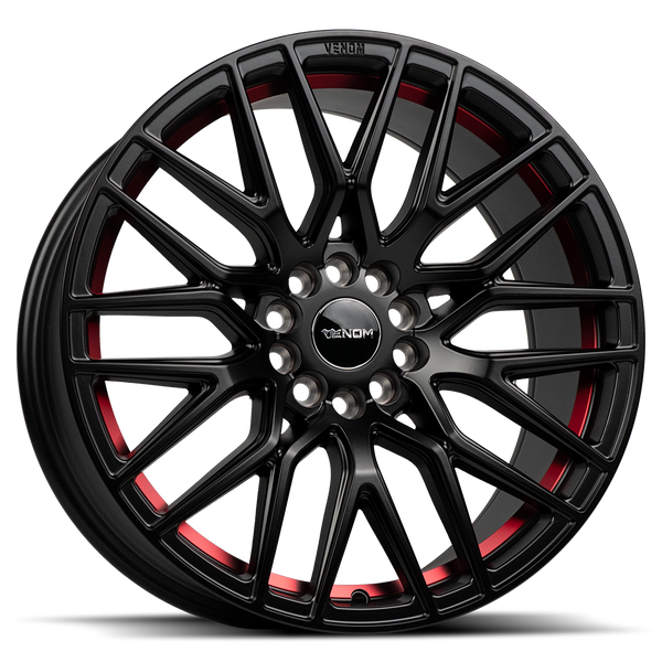 Venom 40 Satin Black w Red Line