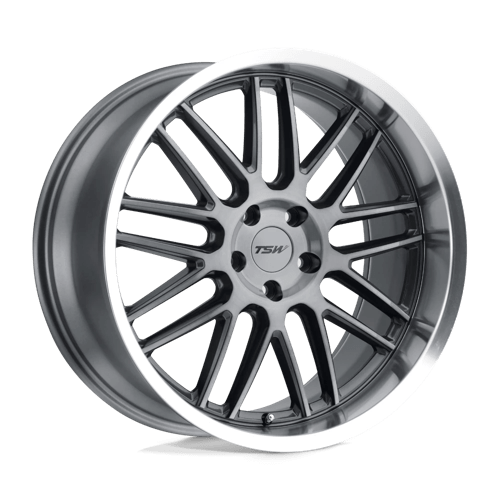 TSW AVALON BW GUNMETAL W/ BRUSHED GUNMETAL FACE & MACHINED LIP