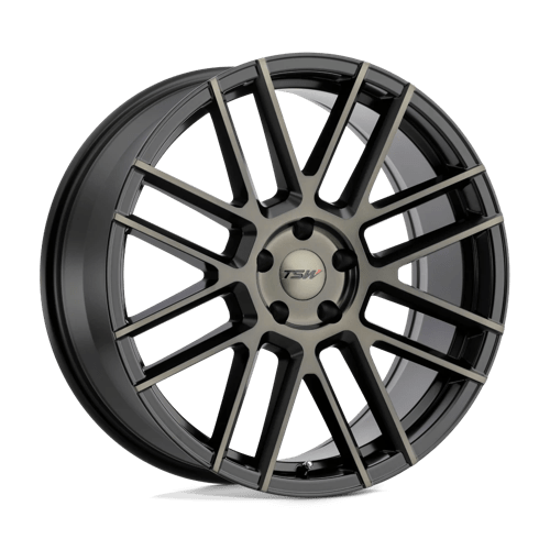 TSW MOSPORT BW MATTE BLACK W/ MACHINE FACE & DARK TINT