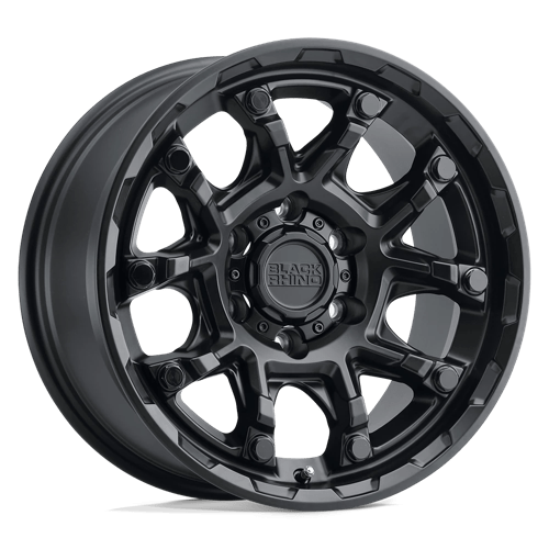 Black Rhino ARK N2 MATTE BLACK W/ GLOSS BLACK BOLTS