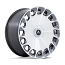 Asanti Black ABL-45 ARISTOCRAT NW GLOSS PLATINUM BRIGHT MACH FC