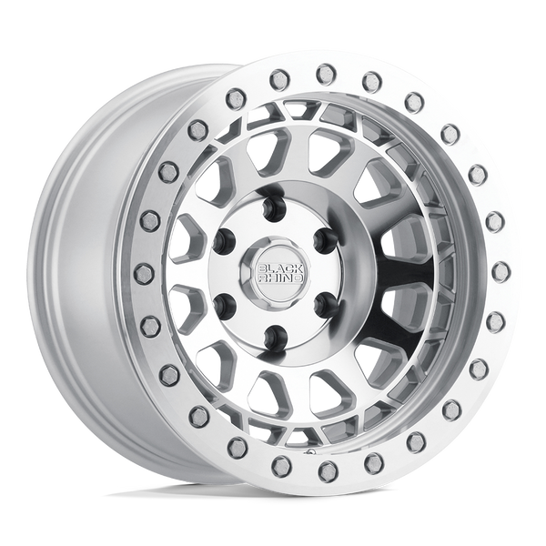 Black Rhino PRIMM BEADLOCK N2 SILVER W/ MIRROR FACE & MACHINED RING