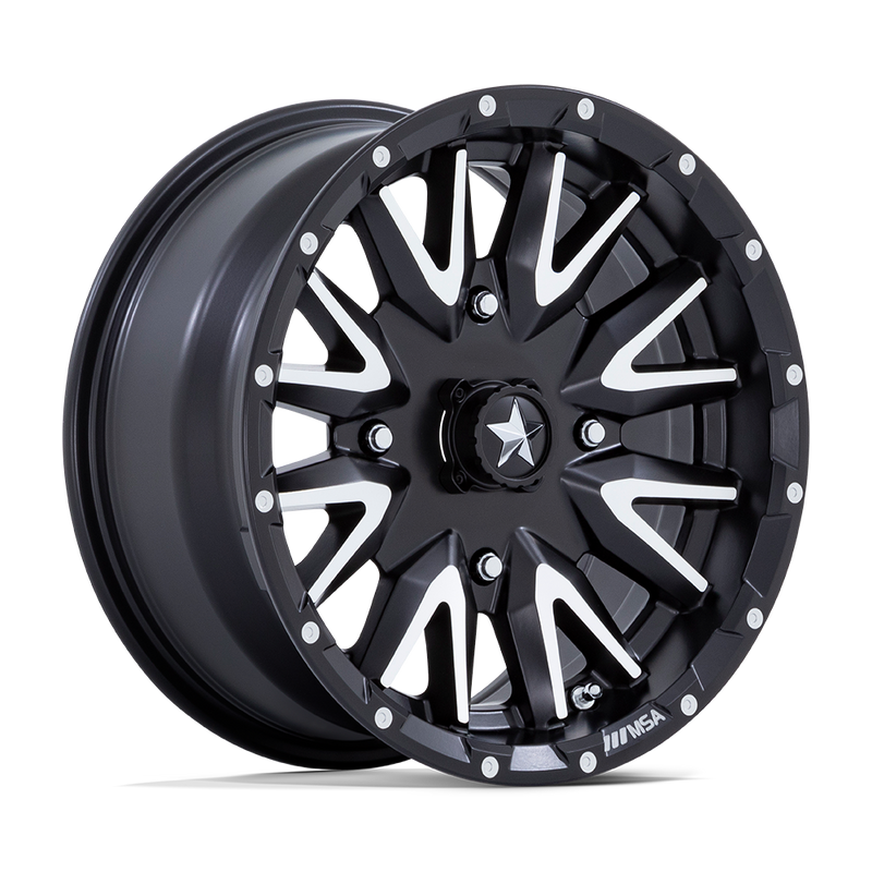 MSA Offroad Wheels M49 CREED NW MATTE BLACK MACHINED
