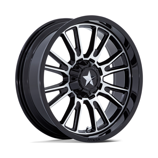 MSA Offroad Wheels M51 THUNDERLIPS NW GLOSS BLACK MACHINED