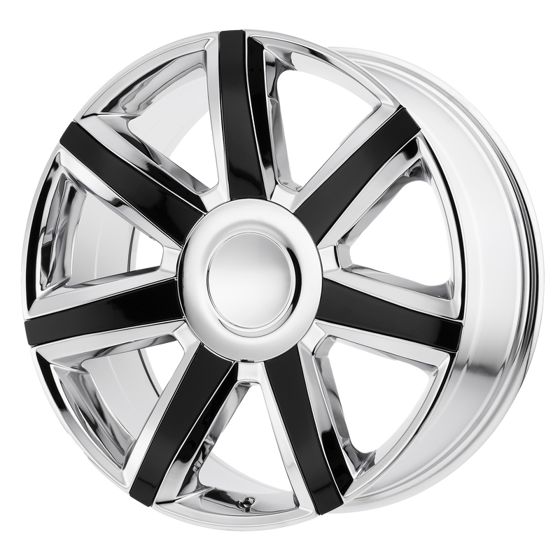 Performance Replicas PR164 BW CHROME W/ GLOSS BLACK ACCENTS