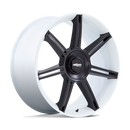 Rotiform 1PC FRA NW GLOSS WHITE W/ M-BLACK SPOKES