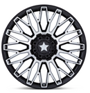 MSA Offroad Wheels M50 CLUBBER NW GLOSS BLACK MACHINED