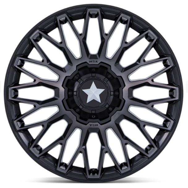 MSA Offroad Wheels M50 CLUBBER NW MATTE BLACK DDT
