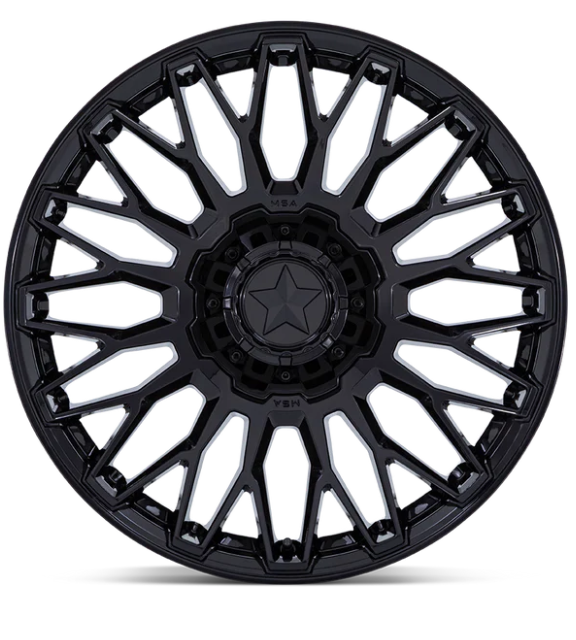 MSA Offroad Wheels M50 CLUBBER NW GLOSS BLACK