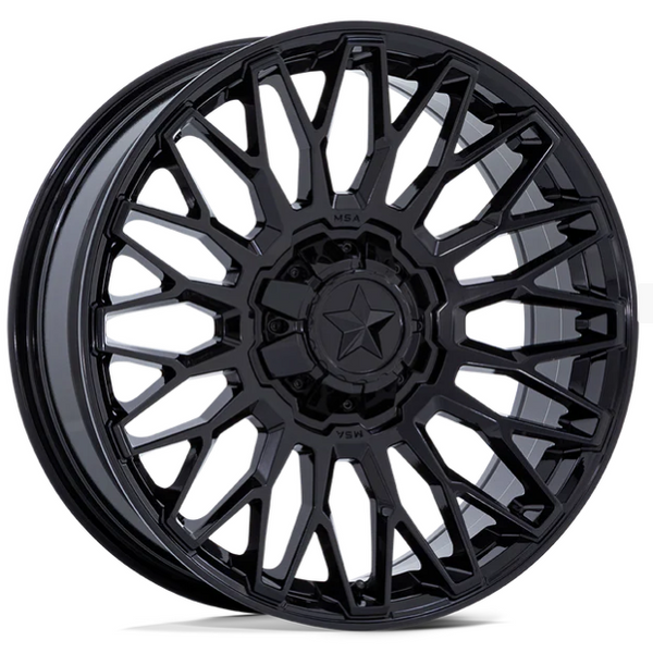 MSA Offroad Wheels M50 CLUBBER NW GLOSS BLACK